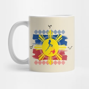 Philippine Flag Baybayin word Malaya (Freely) Mug